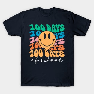 100 days of school Smiley Face T-Shirt